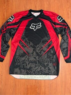 AOP Fox Racing Motocross Jersey - Men’s Large